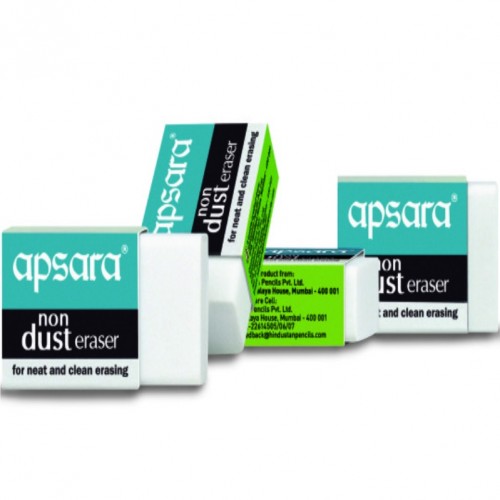 Apsara Non Dust Jumbo Eraser Pack of 20